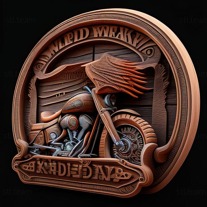 3D model Harley Davidson Road King (STL)
